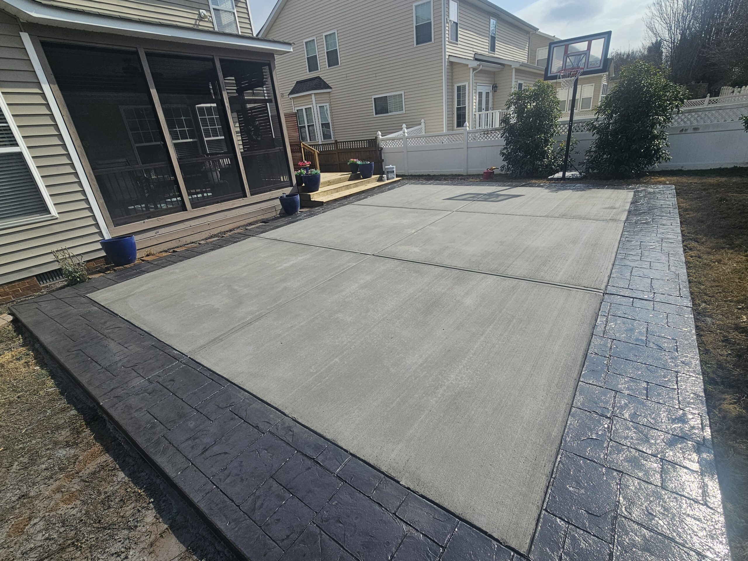 stamped concrete
