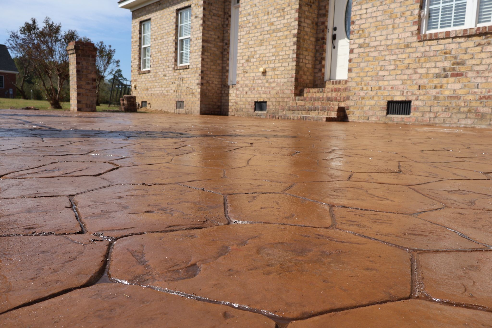 stamped concrete