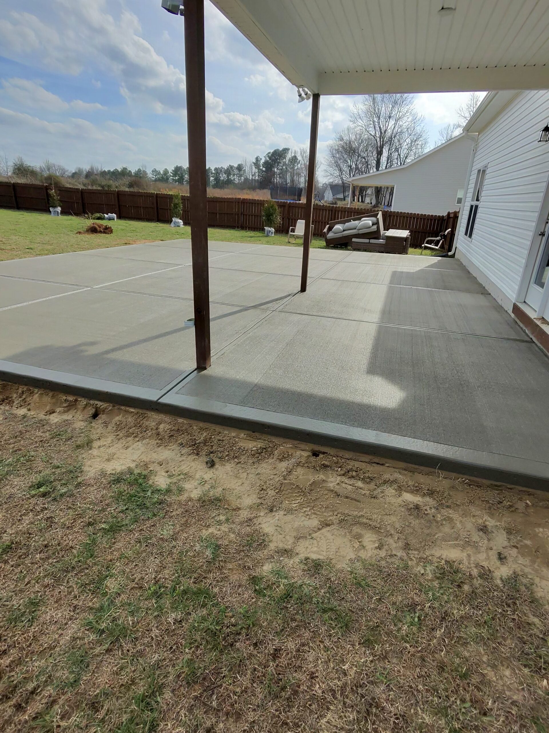 concrete patio